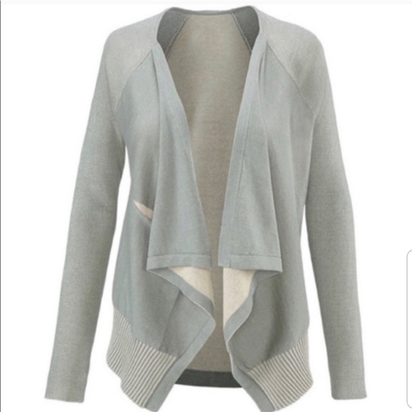 Cabi 5132 Sage Open Front Waterfall Cardigan - Picture 1 of 6